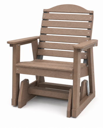 Traditional Club Chair Glider - High Back