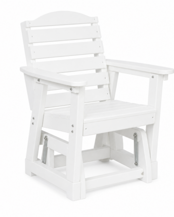 Traditional Dining Chair Glider - Low Back